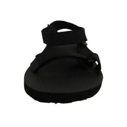 Teva Herren Trekking Sandalen Wanderschuhe Original Universal Canvas 1124038 Schwarz BLK Black Textil Mit EVA Klassische Sandalen - Schwarz -Teva 26304815 06