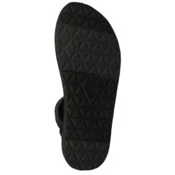 Teva Herren Trekking Sandalen Wanderschuhe Original Universal Canvas 1124038 Schwarz BLK Black Textil Mit EVA Klassische Sandalen - Schwarz -Teva 26304815 07